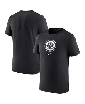 Мужская черная футболка Eintracht Frankfurt Crest Nike