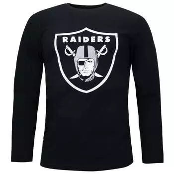 Мужская черная футболка Fanatics Oakland Raiders Fanatics, черный