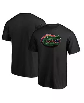 Мужская черная футболка florida gators team midnight mascot Fanatics, черный