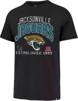 Мужская черная футболка Jacksonville Jaguars '47 Turned Up
