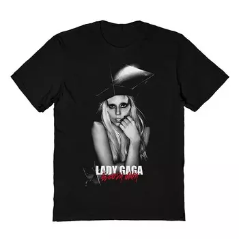 Мужская черная футболка Lady Gaga Bloody Mary Licensed Character, черный