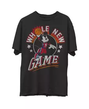 Мужская черная футболка nba disney whole new game Junk Food, черный