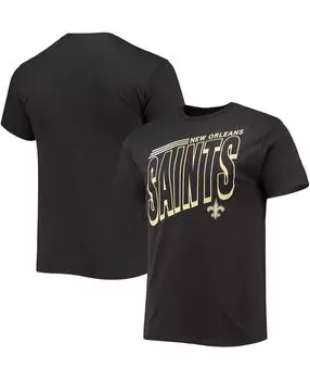 Мужская черная футболка new orleans saints hail mary Junk Food, черный
