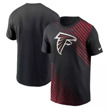 Мужская черная футболка Nike Atlanta Falcons Yard Line Fashion Asbury