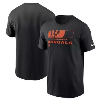 Мужская черная футболка Nike Cincinnati Bengals Air Essential, цвет Bng Black