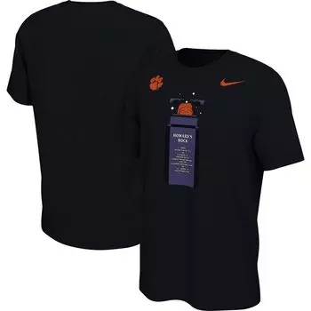 Мужская черная футболка Nike Clemson Tigers Traditions