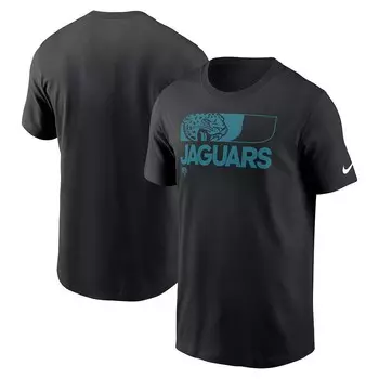 Мужская черная футболка Nike Jacksonville Jaguars Air Essential, цвет Jag Black