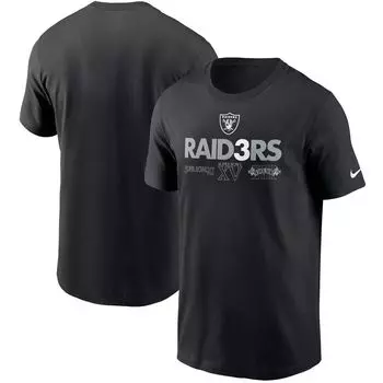 Мужская черная футболка Nike Las Vegas Raiders Hometown Collection Raid3rs
