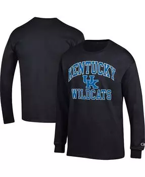 Мужская черная футболка с длинным рукавом Kentucky Wildcats High Motor Champion, черный