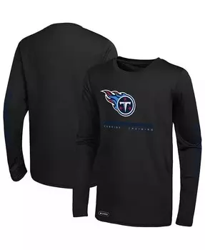 Мужская черная футболка с длинным рукавом Tennessee Titans Agility Outerstuff, черный
