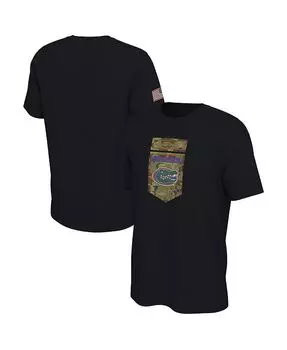 Мужская черная футболка с камуфляжным принтом Florida Gators Veterans Nike, черный