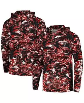 Мужская черная футболка с капюшоном и длинными рукавами Arkansas Razorbacks PFG Terminal Tackle Omni-Shade Columbia, черный