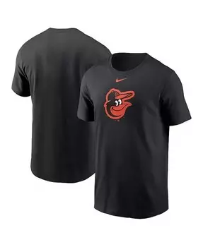 Мужская черная футболка с логотипом Baltimore Orioles Fuse Nike, черный