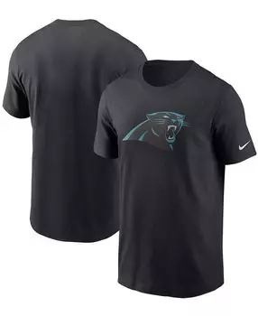 Мужская черная футболка с логотипом Carolina Panthers Primary Nike