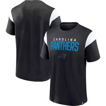 Мужская черная футболка с логотипом Carolina Panthers Home Stretch Team Fanatics