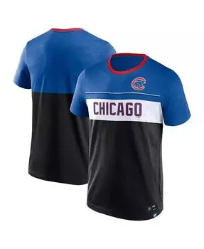 Мужская черная футболка с логотипом Chicago Cubs Claim The Win Fanatics, черный
