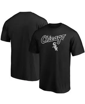 Мужская черная футболка с логотипом Chicago White Sox Team Fanatics, черный