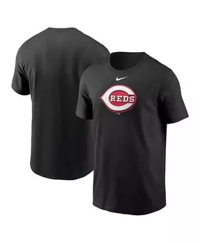 Мужская черная футболка с логотипом Cincinnati Reds Fuse Nike, черный