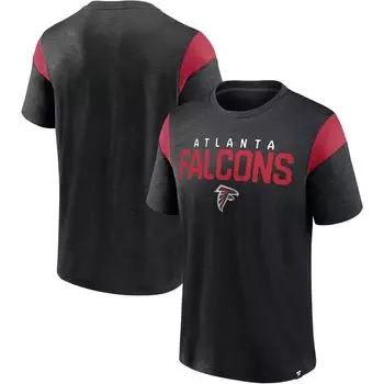 Мужская черная футболка с логотипом Fanatics Atlanta Falcons Home Stretch Team