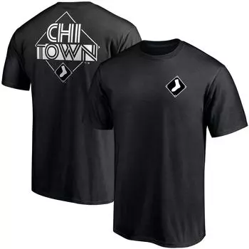 Мужская черная футболка с логотипом Fanatics Chicago White Sox Chi Town Hometown