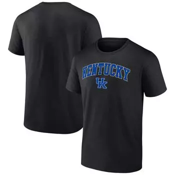 Мужская черная футболка с логотипом Kentucky Wildcats Campus Fanatics
