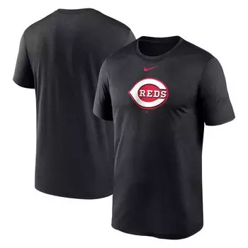 Мужская черная футболка с логотипом Nike Cincinnati Reds New Legend