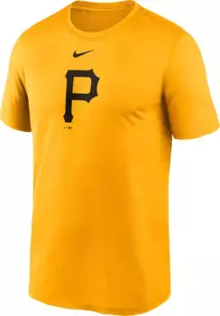 Мужская черная футболка с логотипом Nike Pittsburgh Pirates Fuse Legend Legend