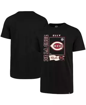 Мужская черная футболка с рисунком Elly De La Cruz Cincinnati Reds '47 Brand, черный