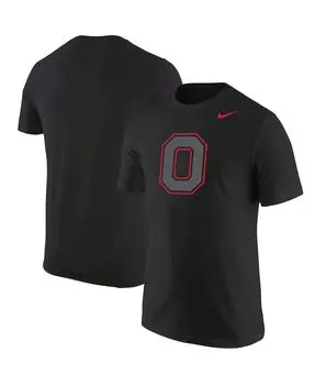 Мужская черная футболка в стиле поп с логотипом ohio state buckeyes Nike, черный