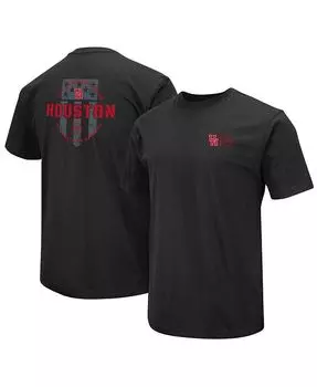 Мужская черная футболка в военном стиле Houston Cougars OHT Colosseum, черный