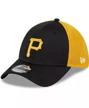 Мужская черная гибкая кепка Pittsburgh Pirates Neo 39THIRTY New Era, черный