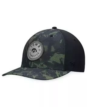 Мужская черная гибкая шляпа с камуфляжным принтом Iowa Hawkeyes OHT в военном стиле Top Of The World, черный