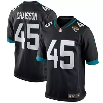 Мужская черная игровая майка K'Lavon Chaisson Jacksonville Jaguars Nike
