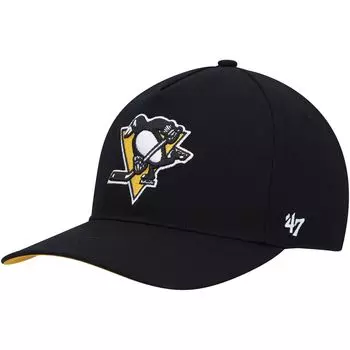 Мужская черная кепка '47 Pittsburgh Penguins Primary Hitch Snapback