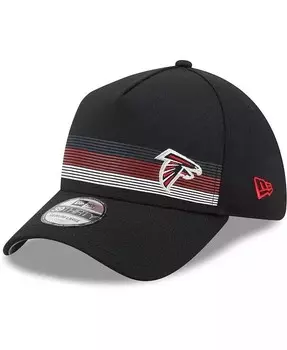 Мужская черная кепка Atlanta Falcons Flawless Stripe 39Thirty Flex New Era, черный