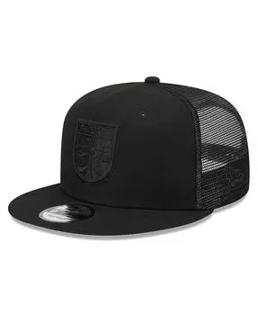 Мужская черная кепка Austin FC Logo Classic 9FIFTY Trucker Snapback New Era