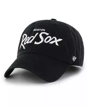 Мужская черная кепка Boston Red Sox Crosstown Classic Franchise Hat '47 Brand, черный