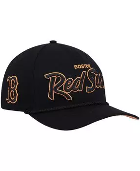 Мужская черная кепка Boston Red Sox Mango Undervisor Hitch Snapback '47 Brand