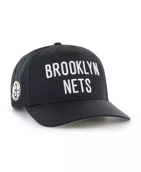 Мужская черная кепка Brooklyn Nets Contra Hitch Snapback '47 Brand, черный
