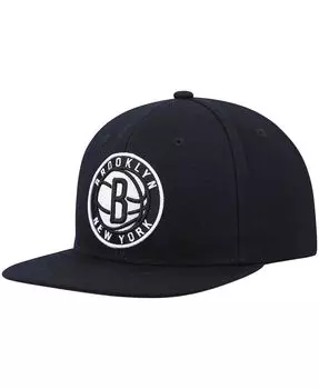 Мужская черная кепка Brooklyn Nets Ground 2.0 Snapback Mitchell & Ness