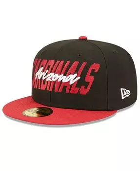 Мужская черная кепка Cardinal Arizona Cardinals на драфте НФЛ 2022 года 59FIFTY New Era