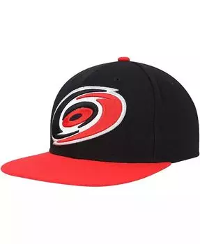 Мужская черная кепка Carolina Hurricanes Core Team Ground 2.0 Snapback Mitchell & Ness, черный