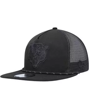 Мужская черная кепка Chicago Bears с подсветкой для гольфиста Snapback Trucker New Era