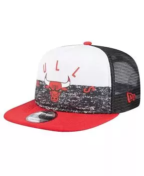 Мужская черная кепка Chicago Bulls Arch A-Frame Trucker 9FIFTY Snapback New Era, черный