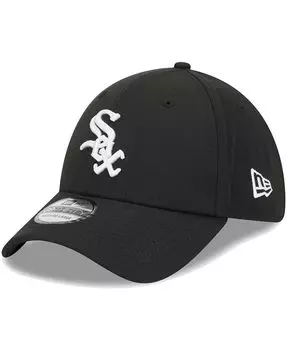 Мужская черная кепка Chicago White Sox Logo 39THIRTY Flex Hat New Era