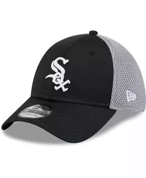 Мужская черная кепка Chicago White Sox Neo 39THIRTY Flex Hat New Era, черный
