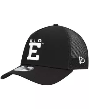 Мужская черная кепка Dale Earnhardt Big E Legends 9FORTY A-Frame Trucker Snapback New Era