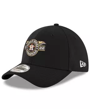 Мужская черная кепка Houston Astros World Series Champions 2022, реплика 39THIRTY Flex Hat New Era