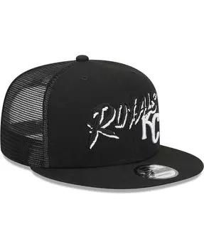 Мужская черная кепка Kansas City Royals Street Trucker 9FIFTY Snapback New Era
