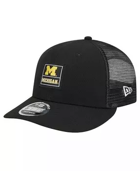 Мужская черная кепка Michigan Wolverines с маркировкой 9Fifty Snapback New Era, черный